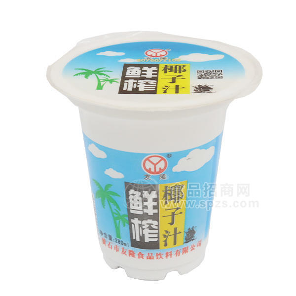 友隆鮮榨椰子汁植物蛋白飲料280ml