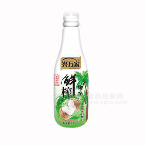 興萬家鮮榨椰子汁植物蛋白飲料1.25l