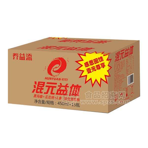 ·混元益体 维生素饮料 450mlx15瓶 