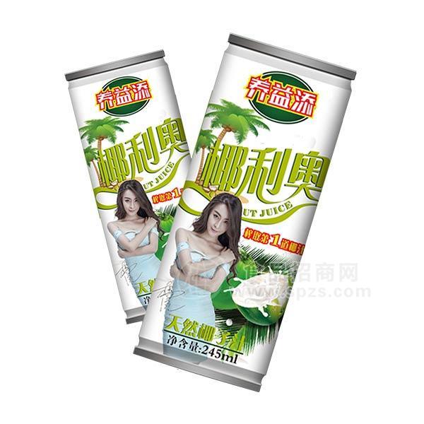 ·椰利奥 椰子汁 植物蛋白饮料 245ml 