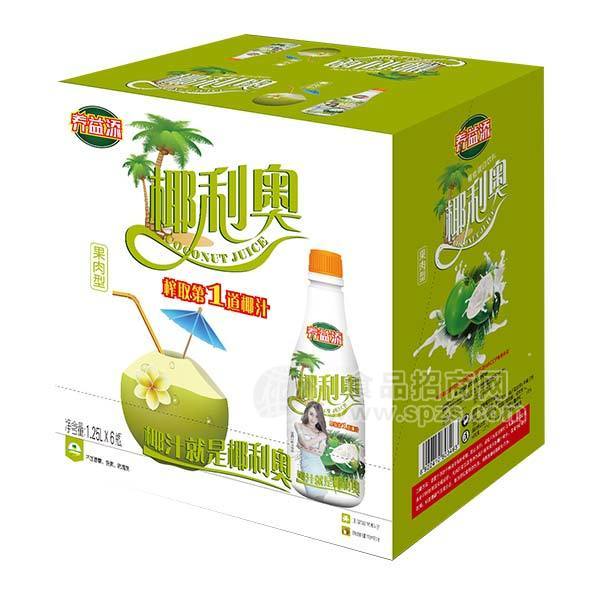 椰利奥 椰子汁 植物蛋白饮料1.25lx6瓶