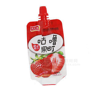 天汇园咕噜果町草莓味 果冻85g