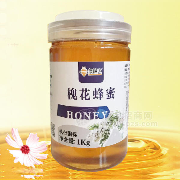 ·奥峰达槐花蜂蜜1kg 
