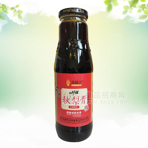 ·奥峰达秋梨膏甘草菊花850g 