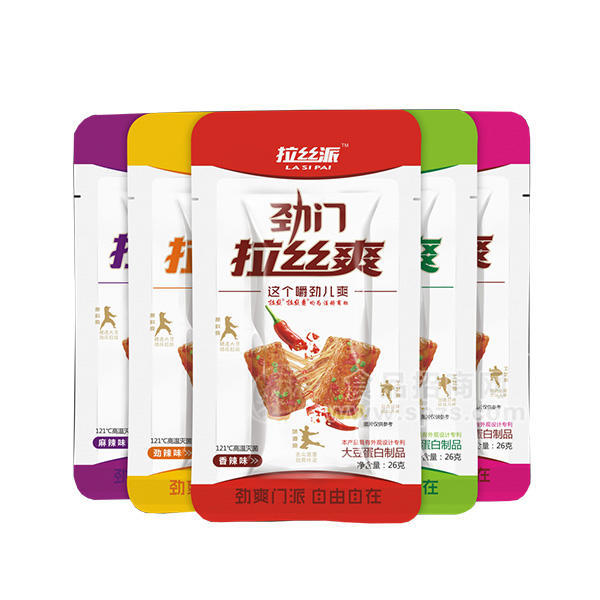 ·拉丝爽大豆蛋白制品 豆干 休闲食品 