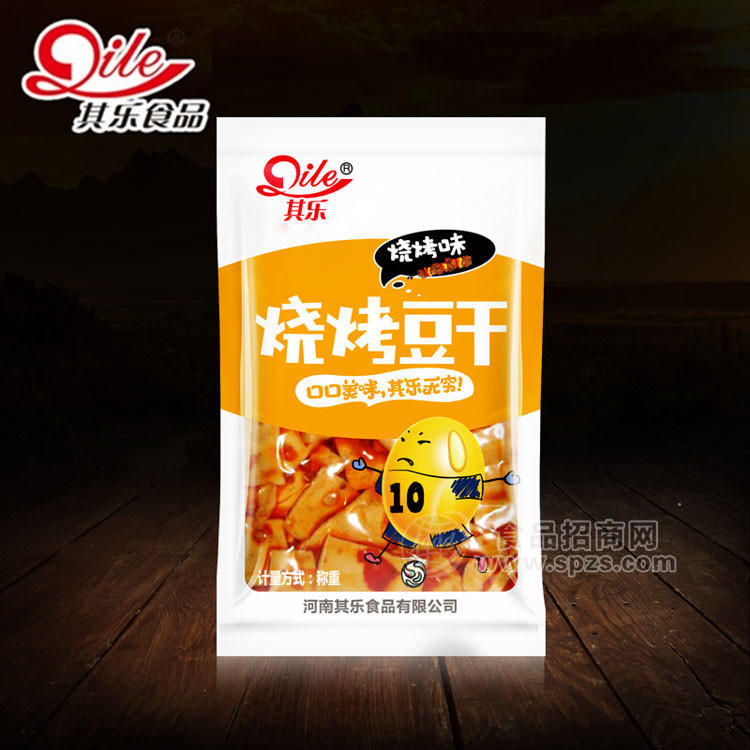 其乐花生豆干烧烤味
