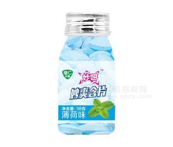 妙呀 薄荷味維C無(wú)糖妙爽含片38克