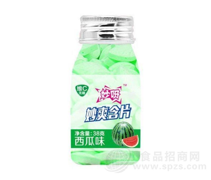 妙呀 西瓜味维C无糖妙爽含片38克