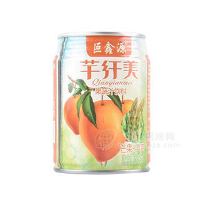 巨鑫源芊纖美果蔬汁飲料芒果+蘆筍248ml