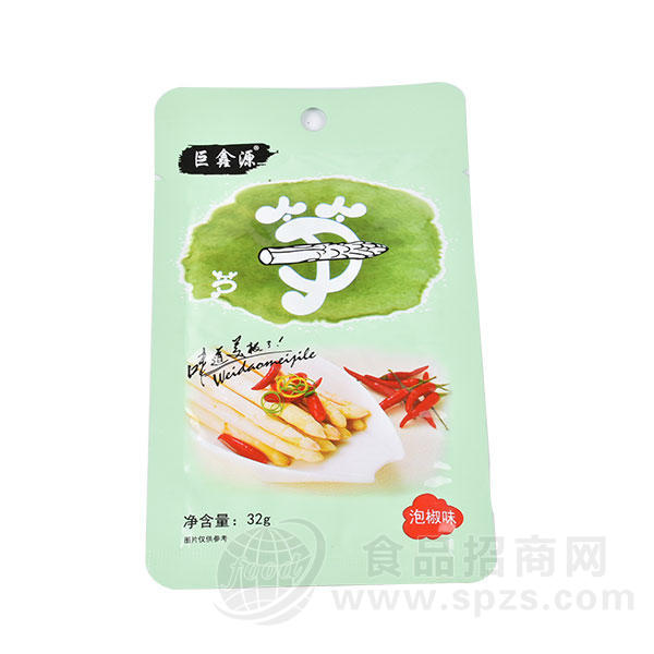 巨鑫源芦笋泡椒味32g