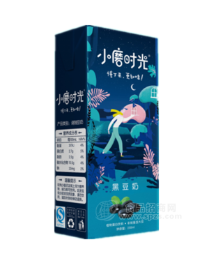 小磨时光   黑豆奶 250ML