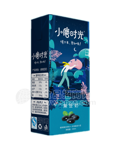 ·小磨时光   黑豆奶 250ML 