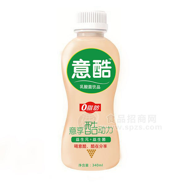 意酷  0脂肪 乳酸菌乳飲品 340ML