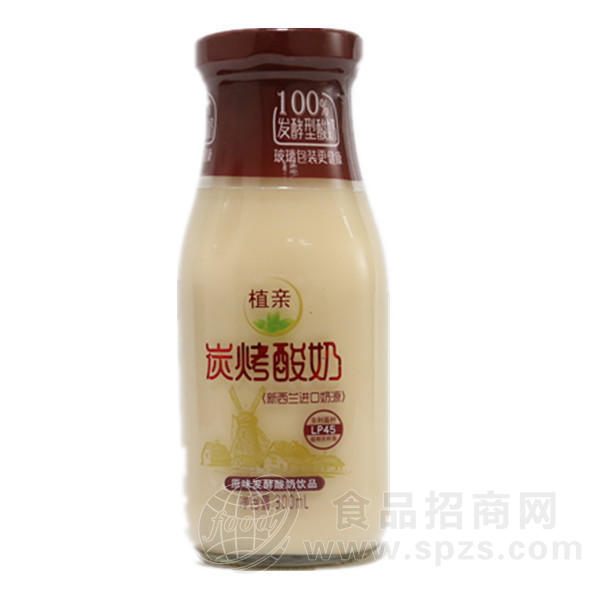 植亲  炭烤酸奶 原味乳酸菌 300ML