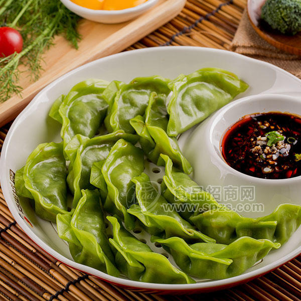 ·绿皮速冻蒸饺  
