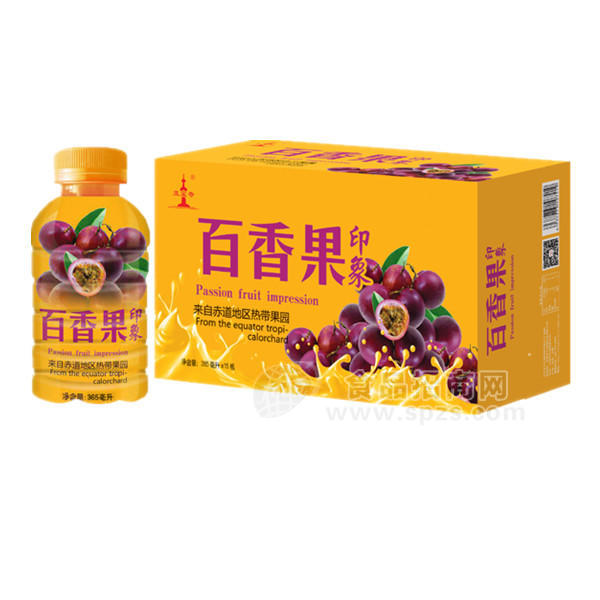 ·亚宝奇  百香果印象 果汁饮料 箱装 365MLx15瓶招商 