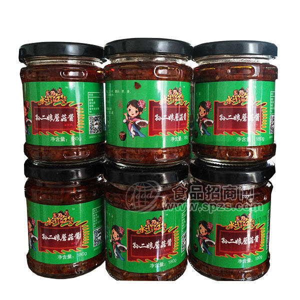 水浒吃货  孙二娘蘑菇酱 调味品 180g