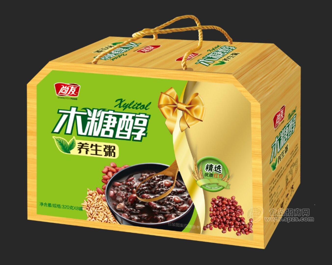 ·尚友木糖醇养生粥八宝粥320g灌 