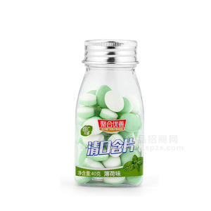 聚合优善  清口含片  （薄荷味） 40g