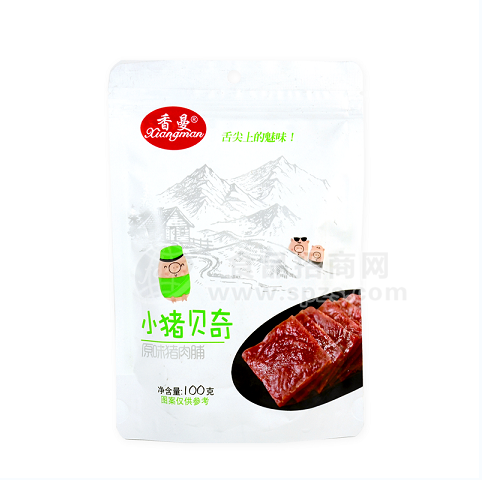 香曼 原味肉干 小豬貝奇100g