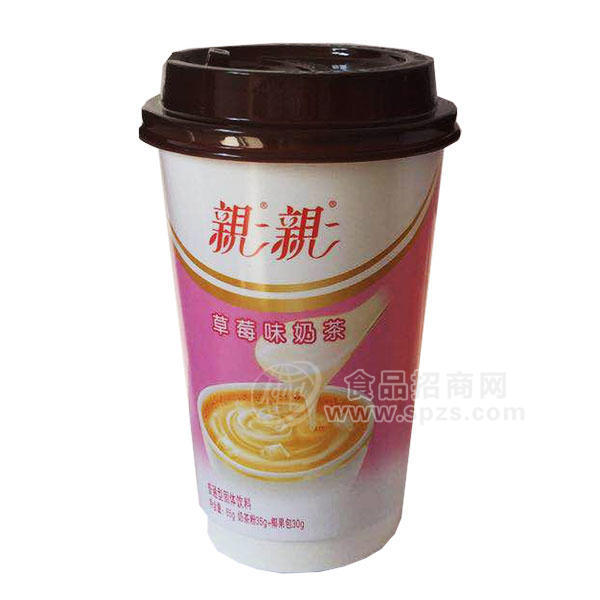 ·亲一草莓奶茶 冲调 