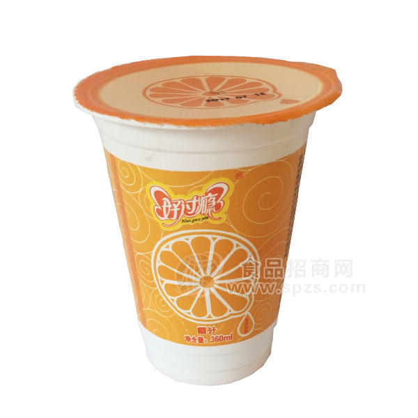 ·好过瘾橙汁 果汁饮料360ml 