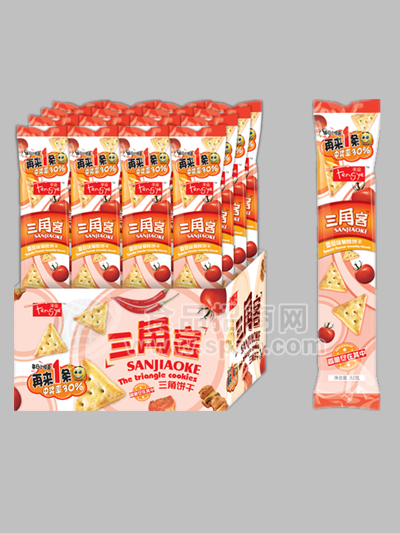 三角客三角饼干 番茄味
