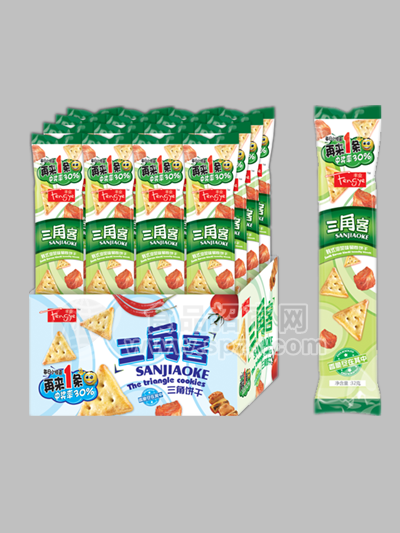 三角客三角饼干泡菜味