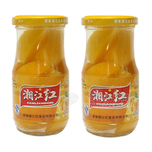 湘江红 黄桃罐头248g