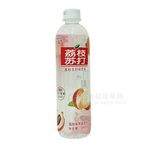 荔枝蘇打味飲料500ml