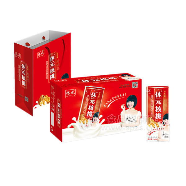 ·休元核桃 植物蛋白饮料 箱装 