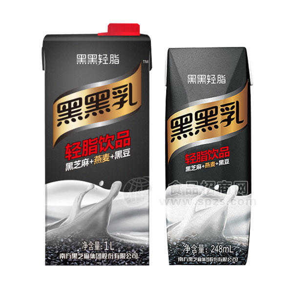 黑黑乳   輕脂植物蛋白飲料 1L