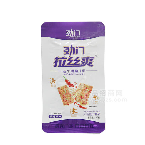 勁門(mén)拉絲爽麻辣味 休閑食品26g 大豆蛋白食品