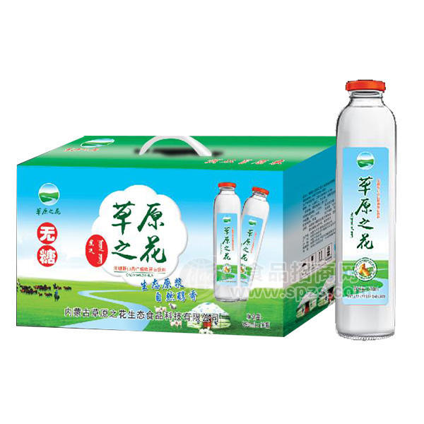 ·草原之花 纯野山杏仁植物蛋白饮料 杏仁饮料 无糖 