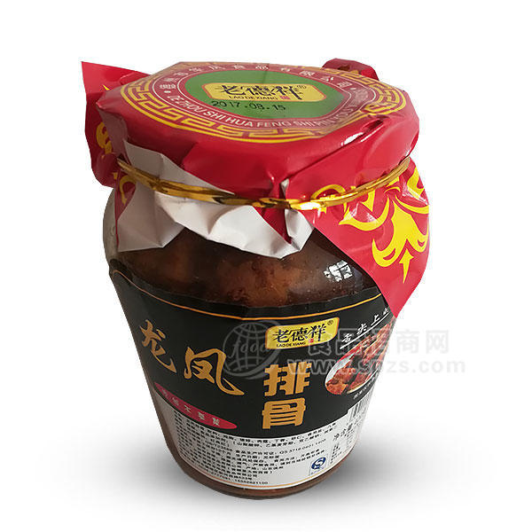 ·老德祥龙凤排骨 肉罐头 