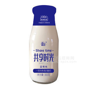 順有共享時光藍(lán)莓味酸奶300g