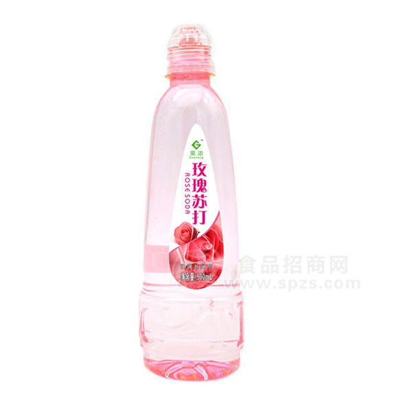 ·果浓 玫瑰苏打  果味饮料 500ML 