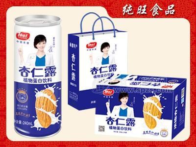 纯旺精品杏仁露植物蛋白饮料 240ml