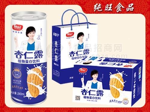 纯旺精品杏仁露植物蛋白饮料 240ml