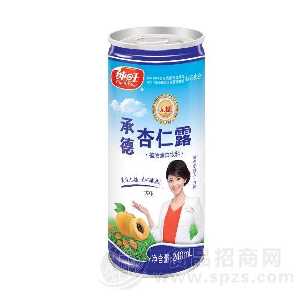 纯旺  杏仁露植物蛋白饮料240ml
