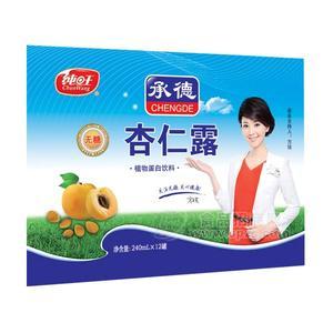 纯旺无糖杏仁露植物蛋白饮料240mlx12罐