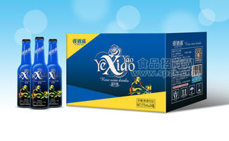 夜逍遥 蓝玫瑰果酒