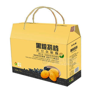 和吉盛黑粮搭档黑豆杂粮酥 饼干
