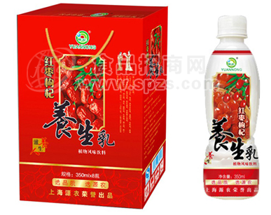 紅棗枸杞養(yǎng)生乳350ml8瓶