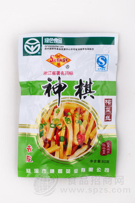 绿标60g榨菜丝