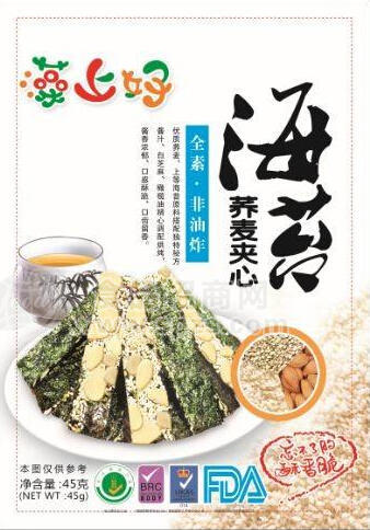 藻上好 蕎麥夾心海苔