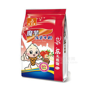 魔芋 冰淇淋粉（草莓味）1kg