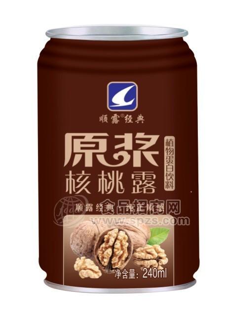 顺露经典 原浆核桃露240ml