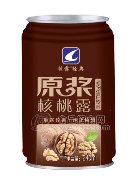 順露經(jīng)典 原漿核桃露240ml