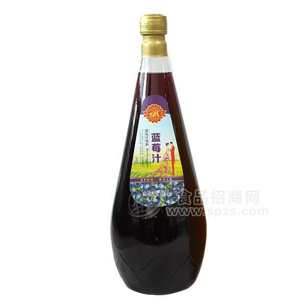 ·因缘 蓝莓汁果汁饮料1.5L 